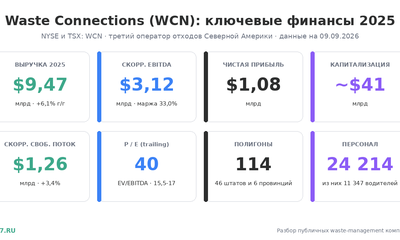 Waste Connections (WCN): разбор компании
