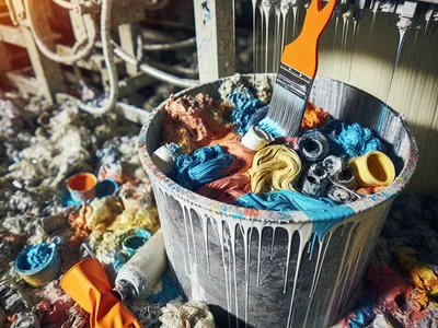 отходы зачистки оборудования производства материалов лакокрасочных на основе сложных полиэфиров