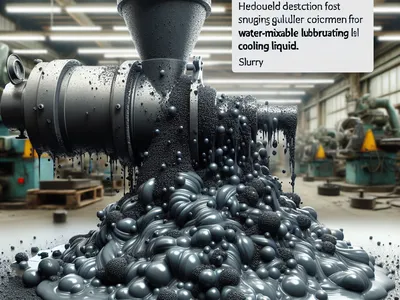 шлам шлифовальный при использовании водосмешиваемых смазочно охлаждающих жидкостей