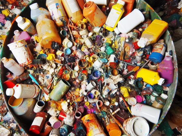 отходы негалогенированных органических растворителей в смеси, загрязненные лакокрасочными материалами