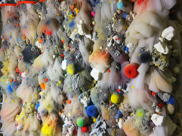 фильтры окрасочных камер из химических волокон отработанные, загрязненные лакокрасочными материалами (содержание менее 5%)