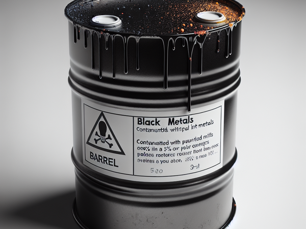 тара из черных металлов, загрязненная лакокрасочными материалами (содержание 5% и более)