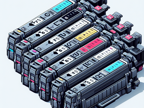 картриджи печатающих устройств (тонер менее 7%)