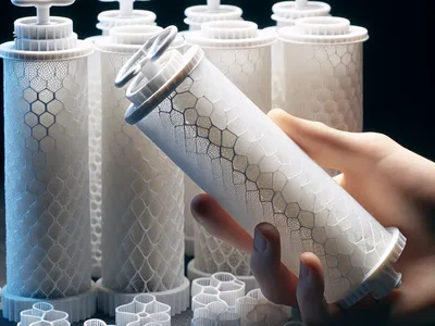 фильтрующие элементы из полипропилена, отработанные при водоподготовке