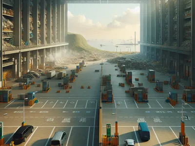 смет с территории гаража, автостоянки малоопасный